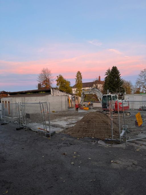 Start der Baustelle